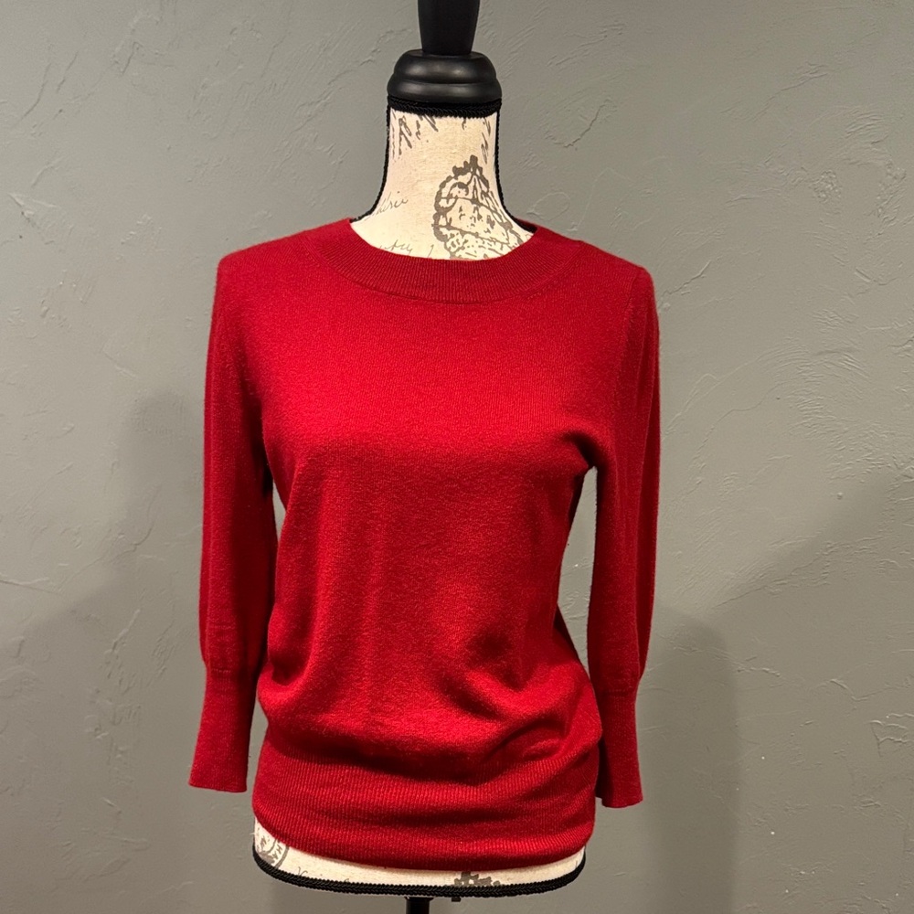 Cashmere Sweater – Women’s Luxury 3/4 Sleeve